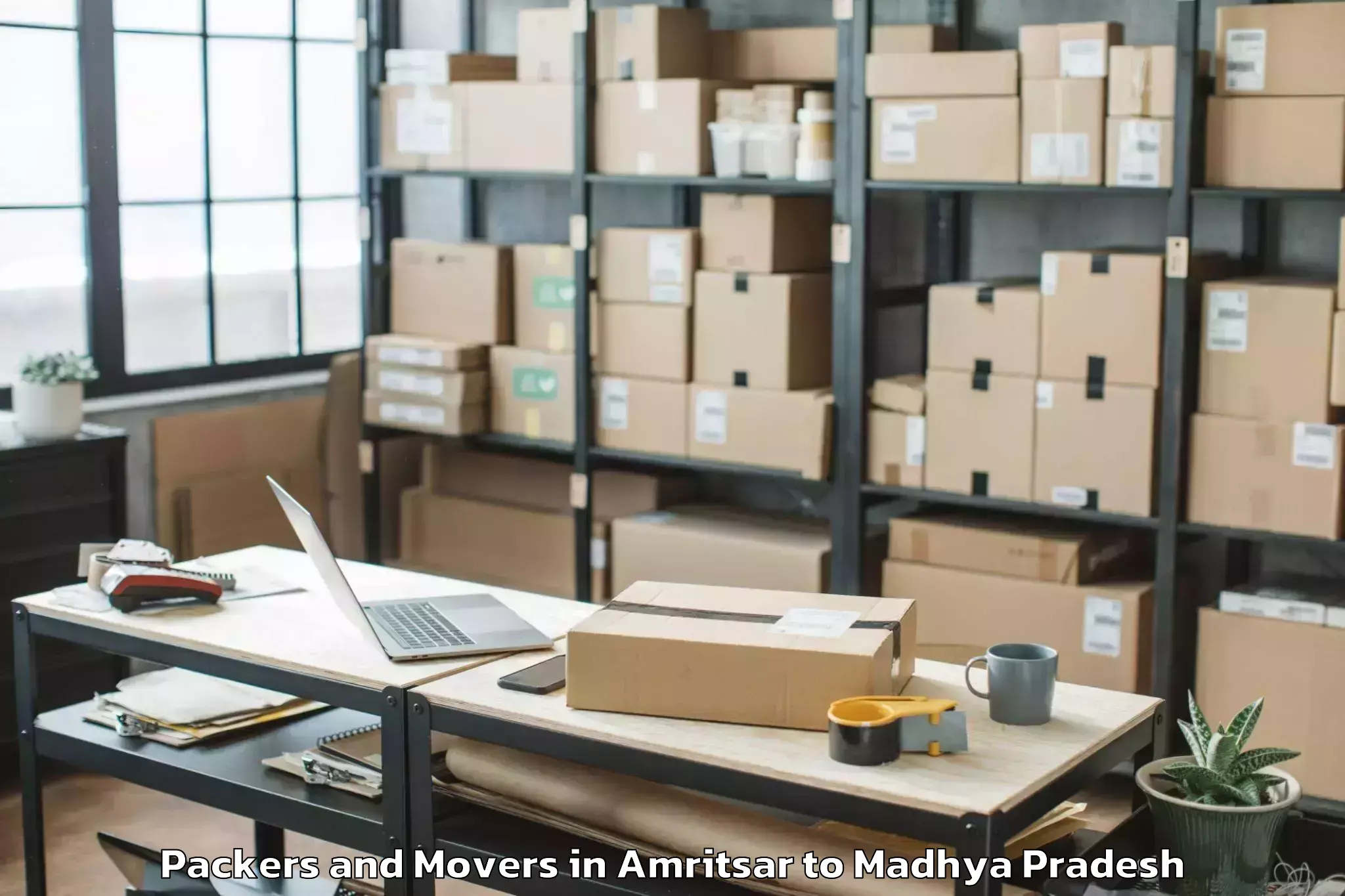 Trusted Amritsar to Ghughri Packers And Movers